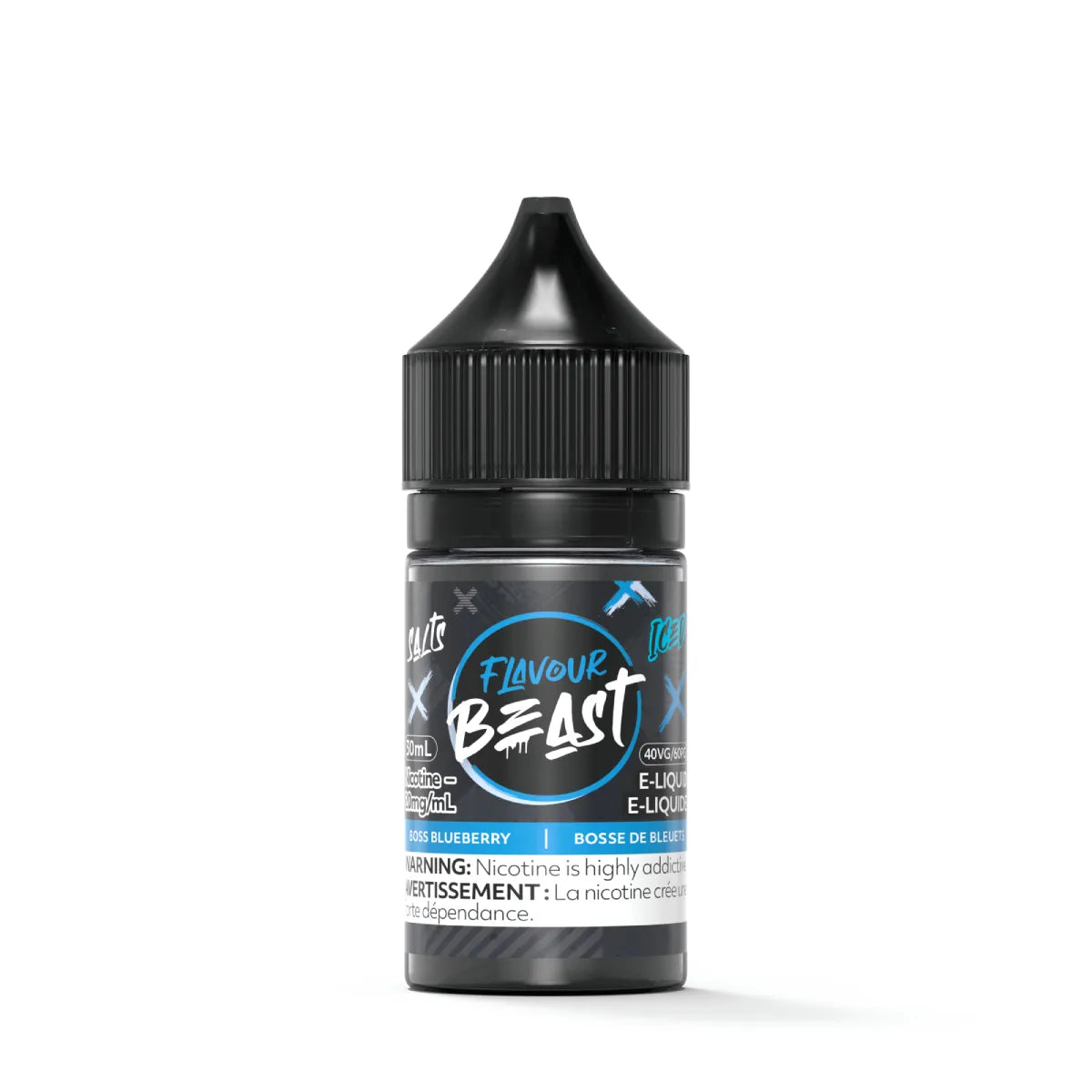 Flavour Beast E-Liquid - Boss Blueberry Iced 20 mg/mL