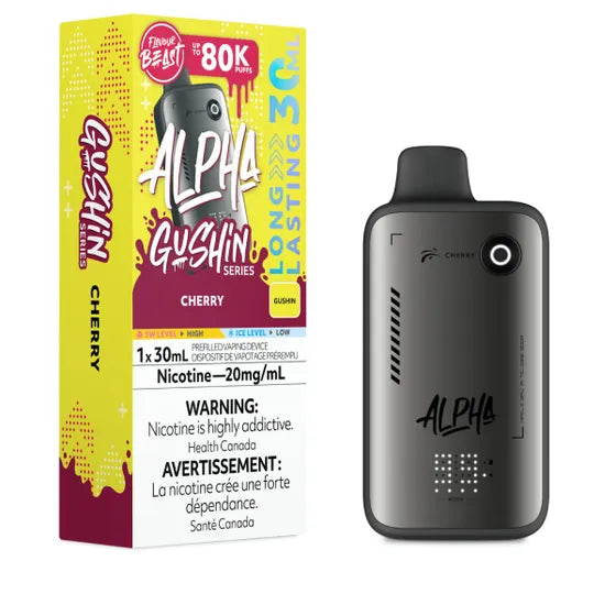 Flavour Beast Alpha Disposable - Gushin Cherry