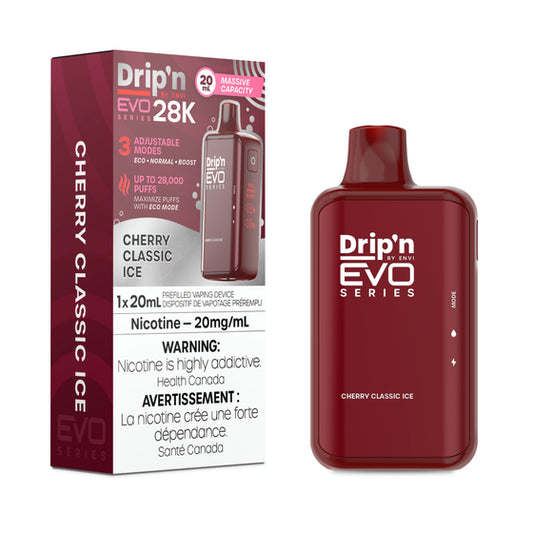Drip'n by Envi EVO Series 28K Disposable - Cherry Classic 5pc/Carton
