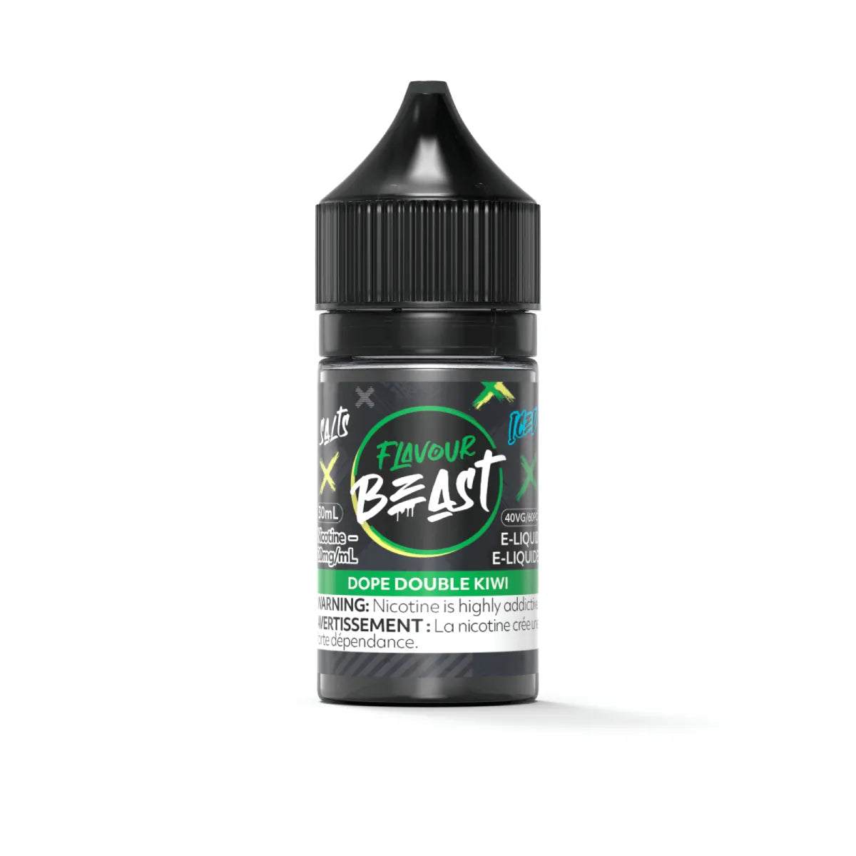 Flavour Beast E-Liquid - Dope Double Kiwi Iced 20mg/30mL