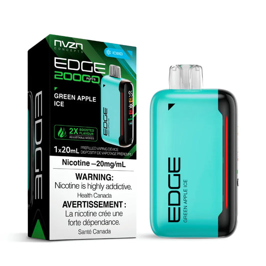 Edge by NVZN 20000 Disposable - Green Apple Ice 5pc/Carton