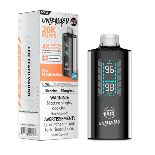 Flavour Beast Unleashed DCP 20K Disposable - Epic Peach Mango 5pc/Carto