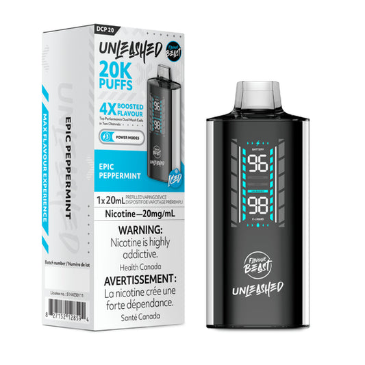 Flavour Beast Unleashed DCP 20K Disposable - Epic Peppermint 5pc/Carton