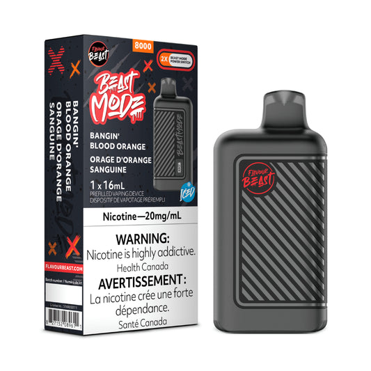Flavour Beast Beast Mode 8K Disposable - Bangin' Blood Orange Iced 5pc/Carton