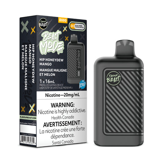 Flavour Beast Beast Mode 8K Disposable - Hip Honeydew Mango Iced 5pc/Carton