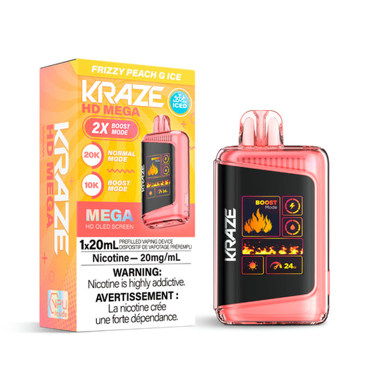 Kraze HD Mega - Frizzy Peach G Ice 5pc/Carton