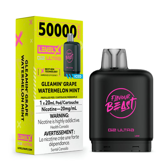 Level X Flavour Beast G2 Ultra - Gleamin' Grape Watermelon Mint