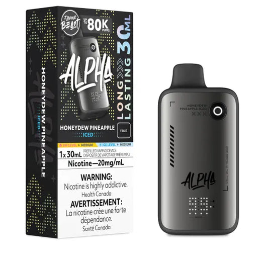 Flavour Beast Alpha Disposable - Honeydew Pineapple Iced