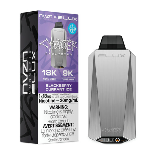 NVZN Elux Cyberover 18K Disposable - Blackberry Currant Ice 5pc/Carton