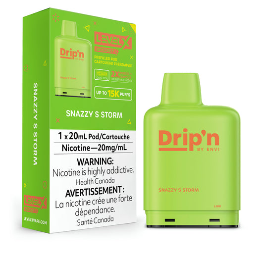 Level X Drip'n Boost Pod - Snazzy S Storm 6pc/Carton