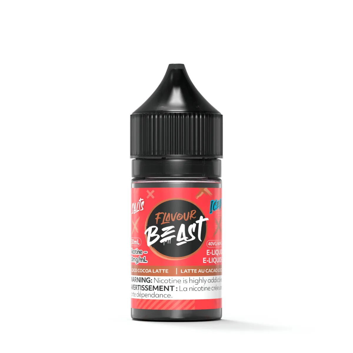 Flavour Beast E-Liquid - Loco Cocoa Latte Iced 20mg/30mL