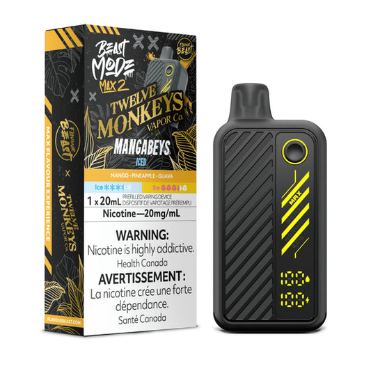 Flavour Beast Beast Mode Max 2 Disposable - Mangabeys Iced.