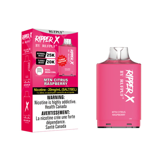 MTN Citrus Raspberry Ripper X 25k (20mg/ML / 5PCs)