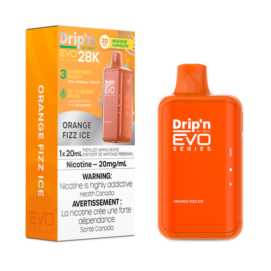 Drip'n by Envi EVO Series 28K Disposable - Orange Fizz 5pc/Carton