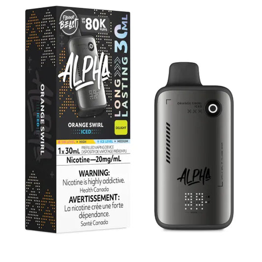 Flavour Beast Alpha Disposable - Orange Swirl Iced