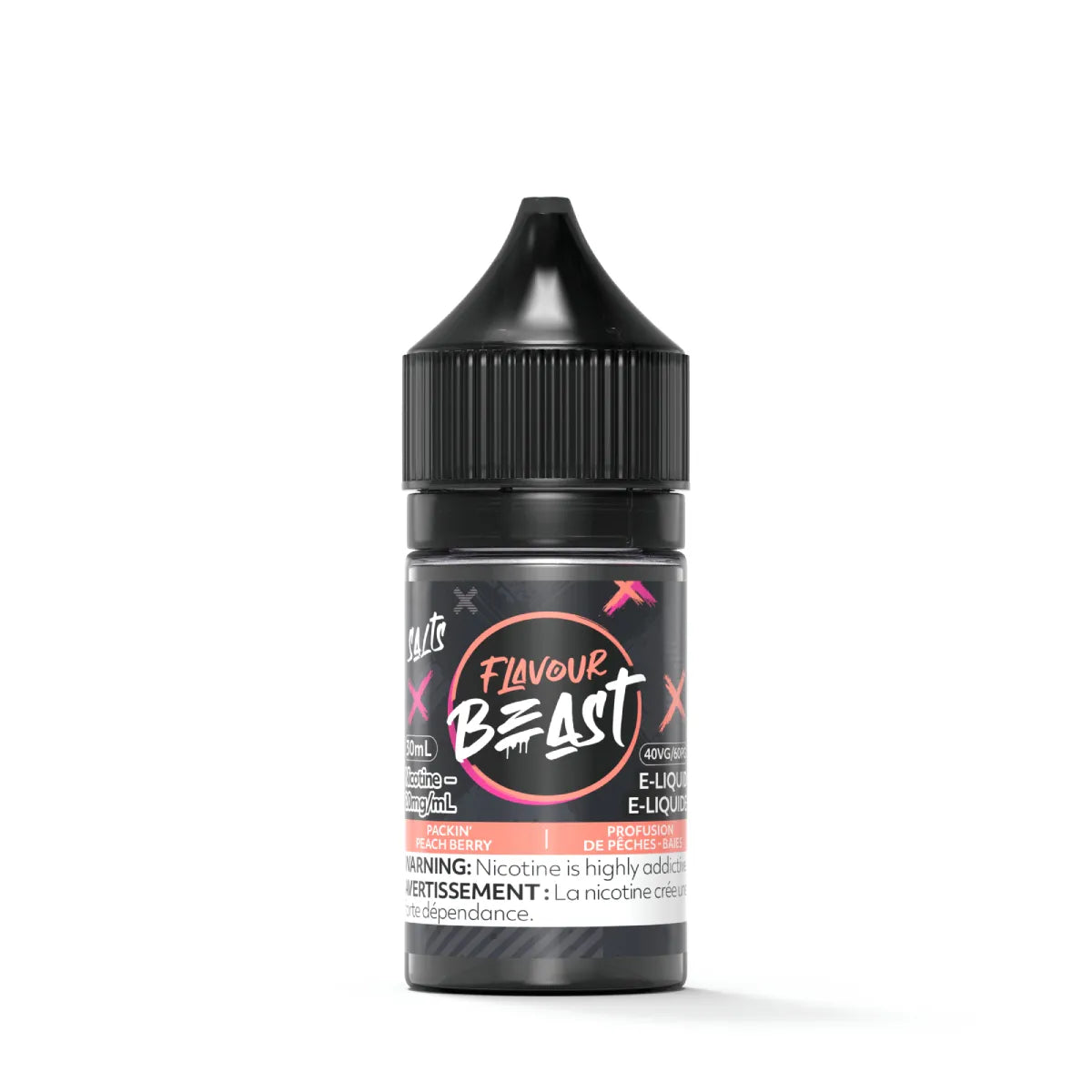 Flavour Beast E-Liquid - Packin' Peach Berry 20mg/30mL