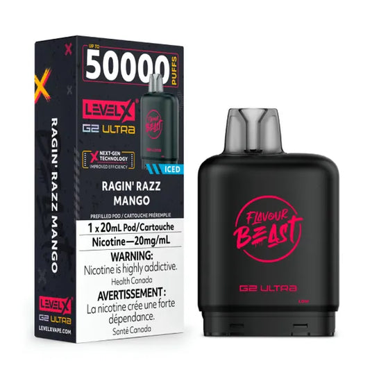 Level X Flavour Beast G2 Ultra - Ragin' Razz Mango