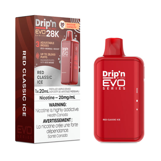 Drip'n by Envi EVO Series 28K Disposable - Red Classic 5pc/Carton