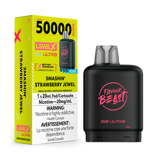 Level X Flavour Beast G2 Ultra - Smashin' Strawberry Jewel