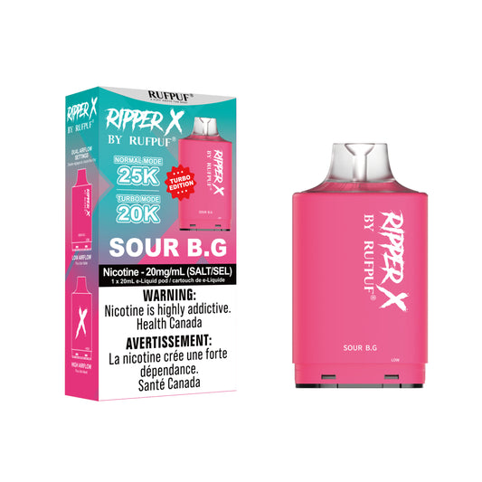 SOUR B.G Ripper X 25k (20mg/ML / 5PCs)