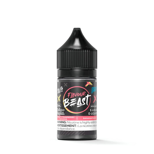 Flavour Beast E-Liquid - STR8 UP Strawberry Banana Iced 20mg/30mL