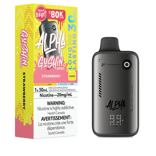 Flavour Beast Alpha Disposable - Gushin Strawberry
