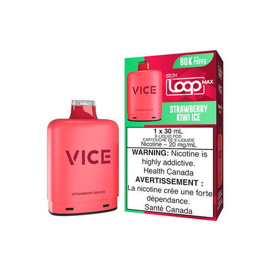 STLTH LOOP X VICE POD - STRAWBERRY KIWI ICE