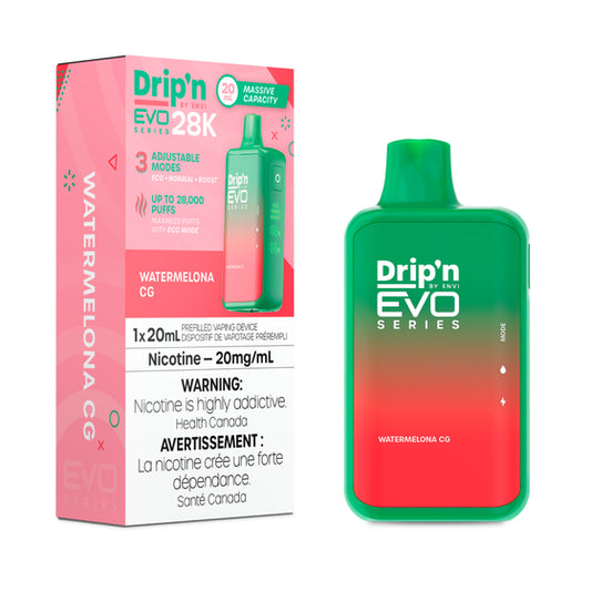 Drip'n by Envi EVO Series 28K Disposable - Watermelona CG 5pc/Carton